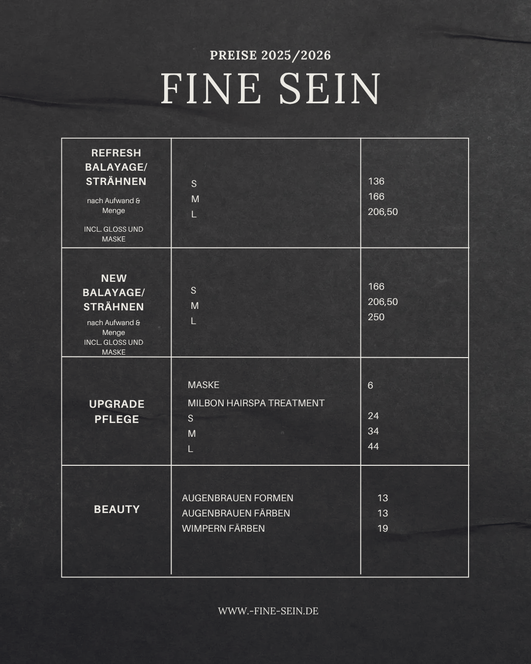 Preisliste Seite 2